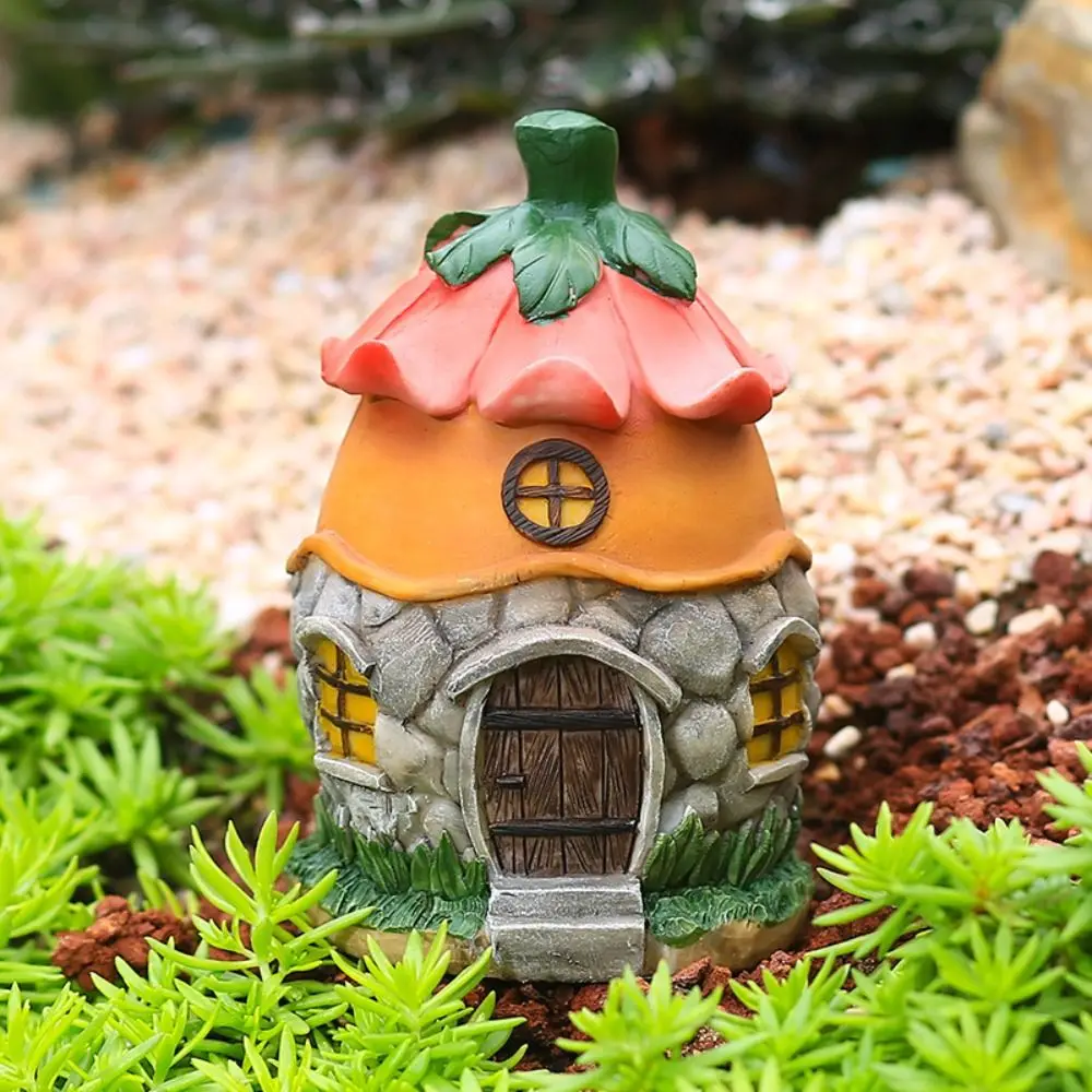 High Quality Resin Garden Sculpture Garden Accessories Home Decor Mushroom Figurines Flower House Ornaments Garden