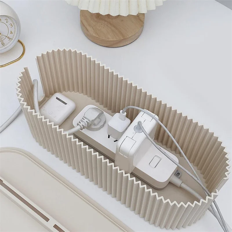 Plug Board Storage Box Cable Wire Organizer Case Socket Wireless WiFi Router Bracelet Desktop Data Line Plug Holder