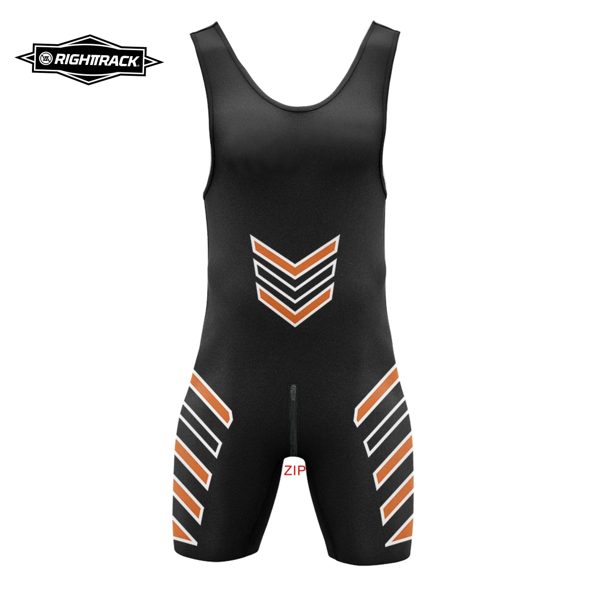 Mens Wrestling Singlets Front And Back Zipper SexyMan Bodysuits RT One-Piece Undershirts Powerlifting Sleeveless Sleepwear image 4