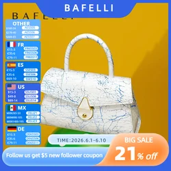 BAFELLI 2026 NEW WOMEN'S HANDBAG LUXURY DESIGNER BRAND FASHION HANDHELD PURSE ORIGINAL STYLE LEATHER TREND LADIES BAGS SHOULDER