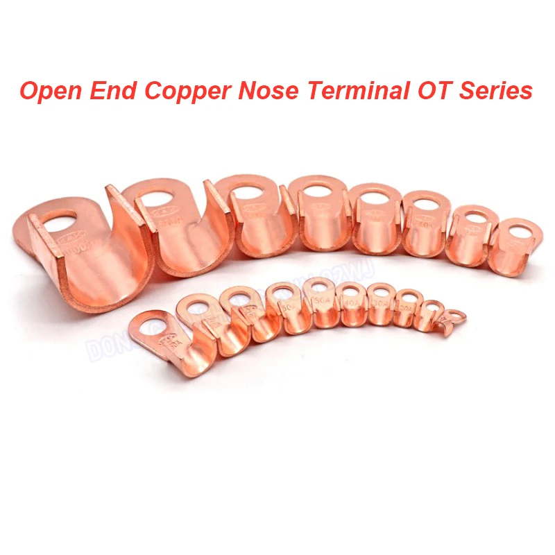 

1/5 PCS OT Series Open Nose Copper Nose Wiring Terminals Wire Nose Open Nose Copper Terminal Grade A National Standard