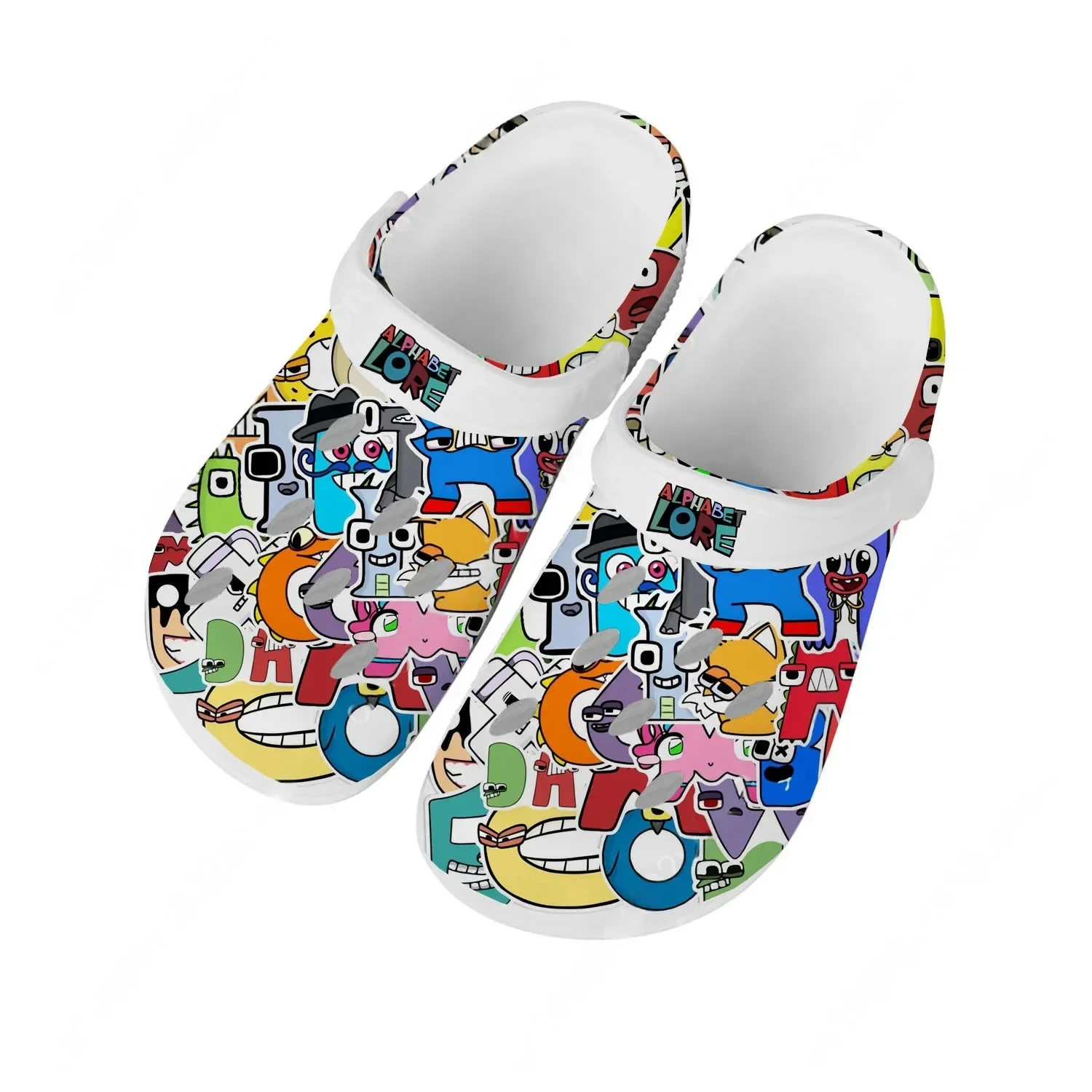 

Alphabet Lore Sandals Men Women Teenager Fashion Water Shoes High Quality Garden Breathable Comfort Beach Custom Slippers