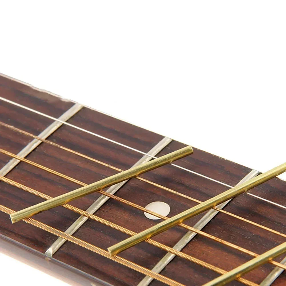 19 20pcs 2.0mm2.2mm 클래식 어쿠스틱 기타 용 황동 기타 프렛 와이어 Fretwires 골드 클래식 Guitrra Luthier 액세서리