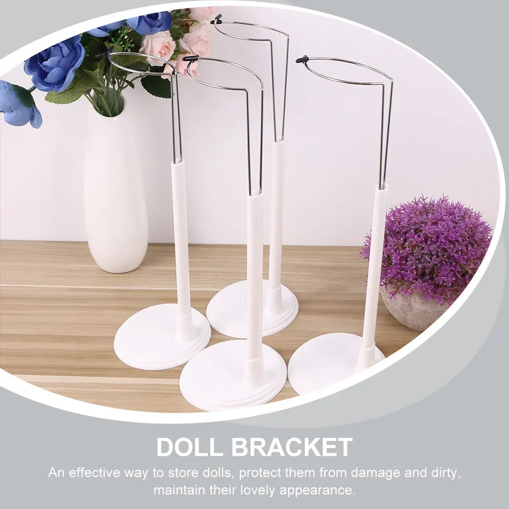 

Набор из 8 белых подставок-держателей для фигурок: аксессуары для аккуратного хранения и демонстрации