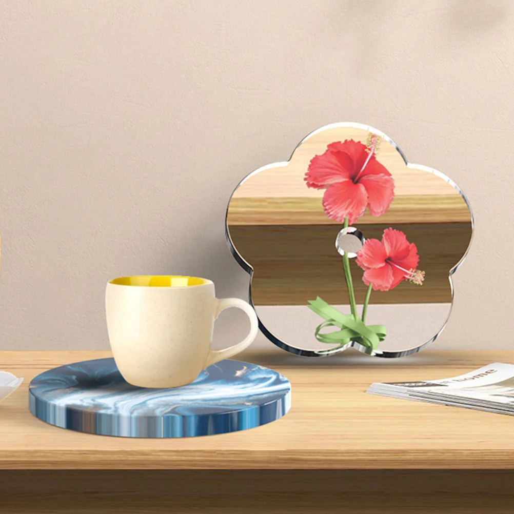 

3 pcs Silicone Coaster Molds Flower Shaped Diy Cup Mat Making Tool For Craft High Quality Easy Clean Crystal Epoxy Mold Handmade