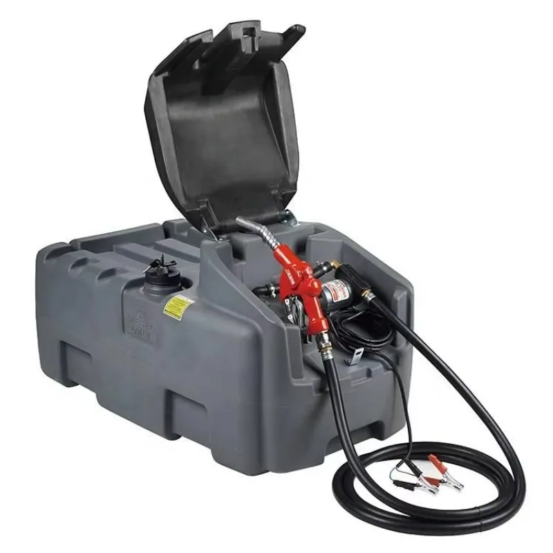 Portable Diesel Fuel Delivery Tank 200l Polydiesel Storage Tank with 12v Electric Pump Plastic Diesel Delivery Tank 53 Gal