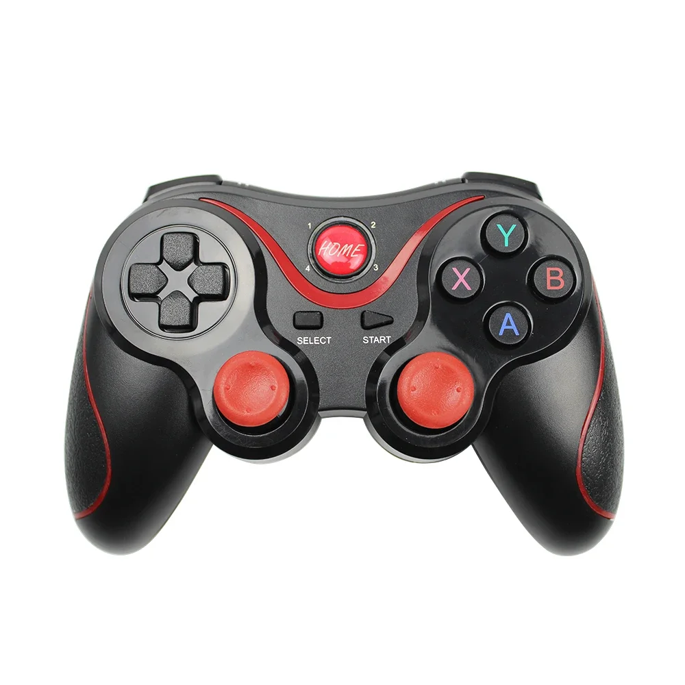 Wireless Joystick Gamepad Game Controller bluetooth BT3.0 Joystick T3 X3 For PS3/Android Mobile Phone Tablet TV Box Holder GP004