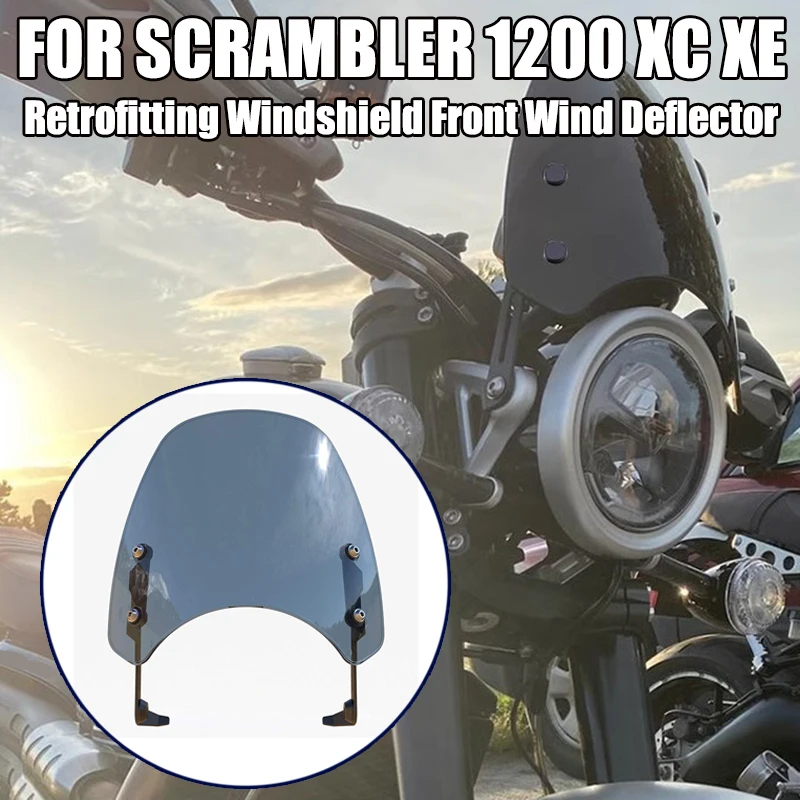 

Для SCRAMBLER 1200XC XE мотоцикла ветрозащитный ветрозащитный козырек лобового стекла аксессуары для дефлектора ветра