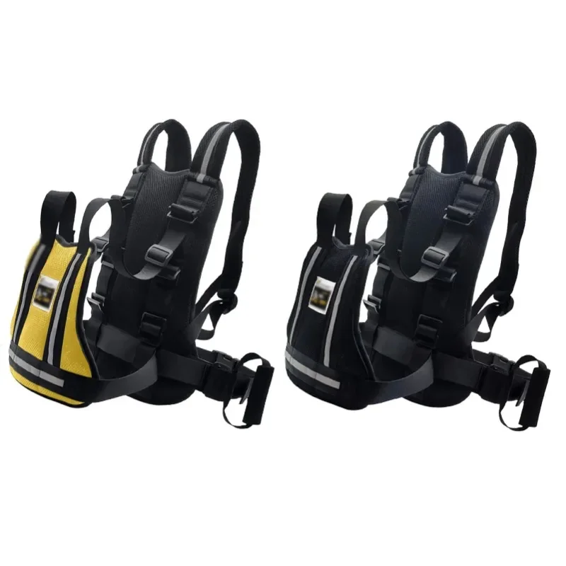 Adjustable Motorcycle Safety Belt Child Reflective Rear Seat Grab Handle Strap Harness Motorcycle Breathable Harness Anti-Drop