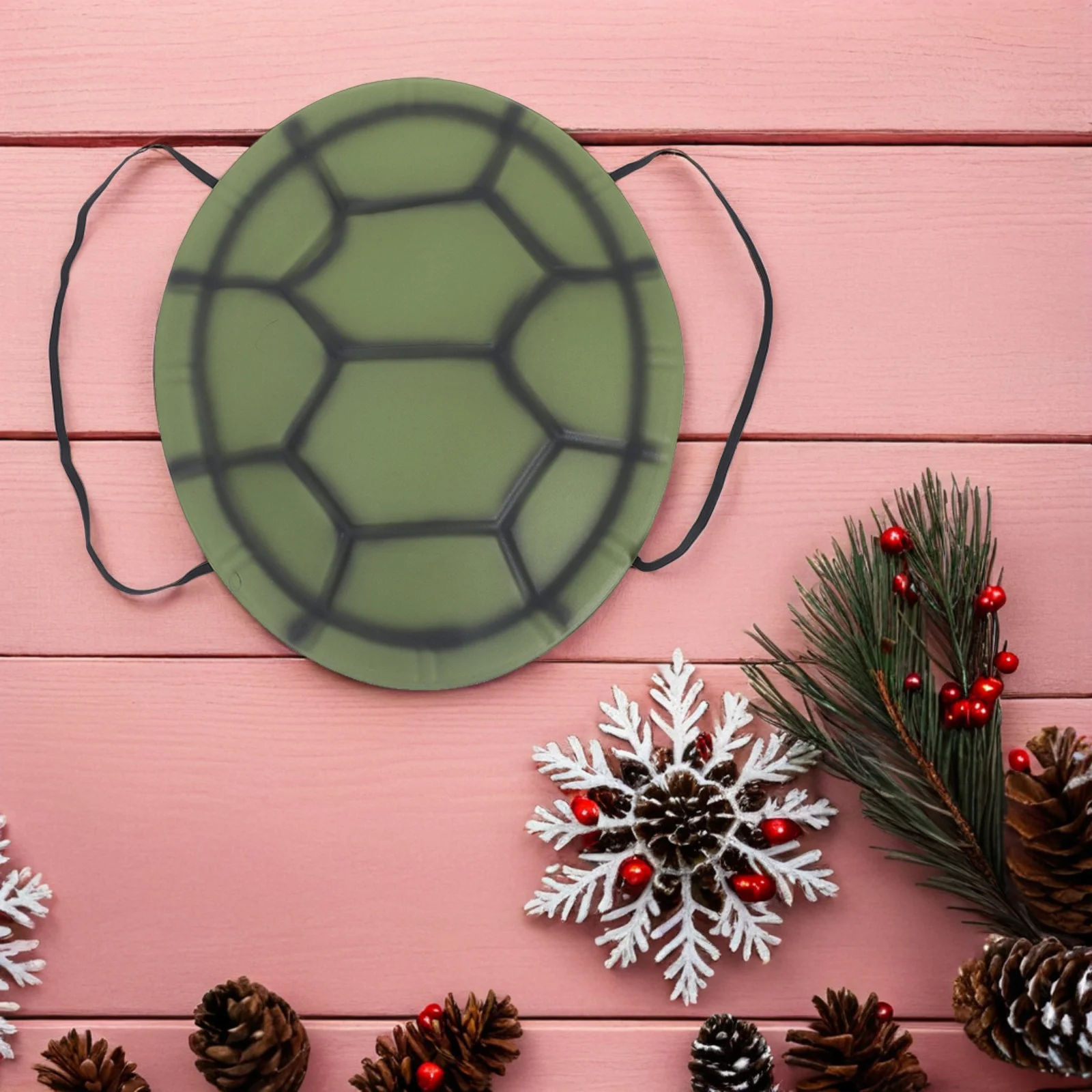 3 szt. Rekwizytów w kształcie skorupy żółwia na Halloween, przebranie na imprezę cosplay, elastyczna gumka, wygodny, lekki, wytrzymały rekwizyt do występów