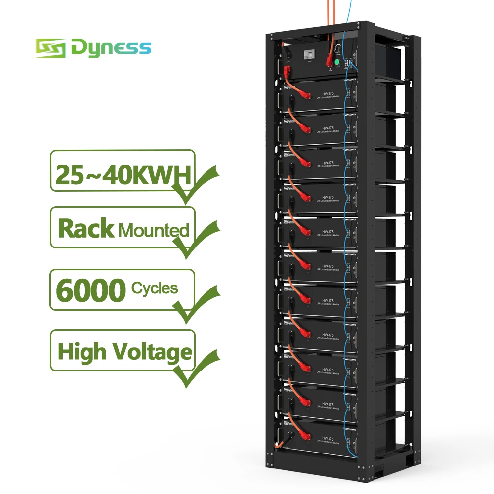 Rack System  336V High Voltage Server Rack Battery 25kwh Lifepo4 Battery For Industry Energy Storage System