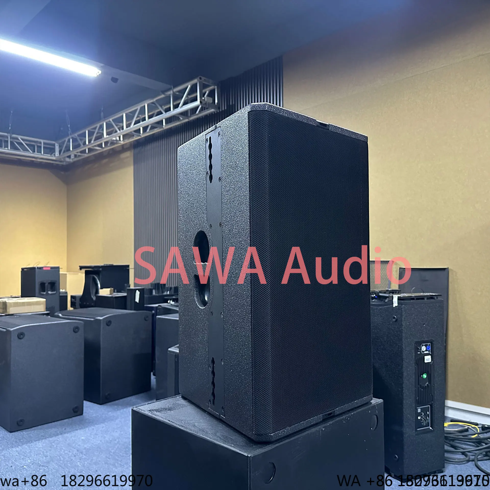 

Dual 12 Inch Powerful DJ PA System Audio Passive Active Stage Speakers Professional Speaker