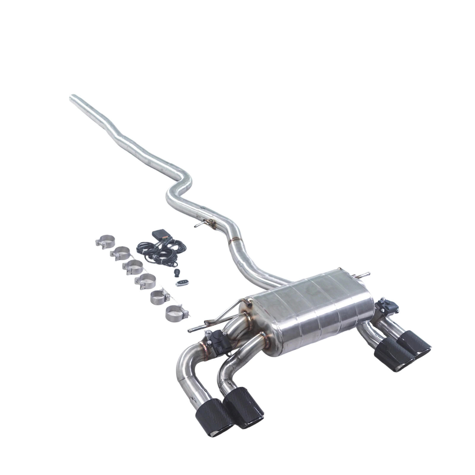 For Suitable  2013-2023 BMW 220i 225i 230i 2.0T F22 F23 B48 304 Stainless Steel Valvetronic Exhaust System Muffler