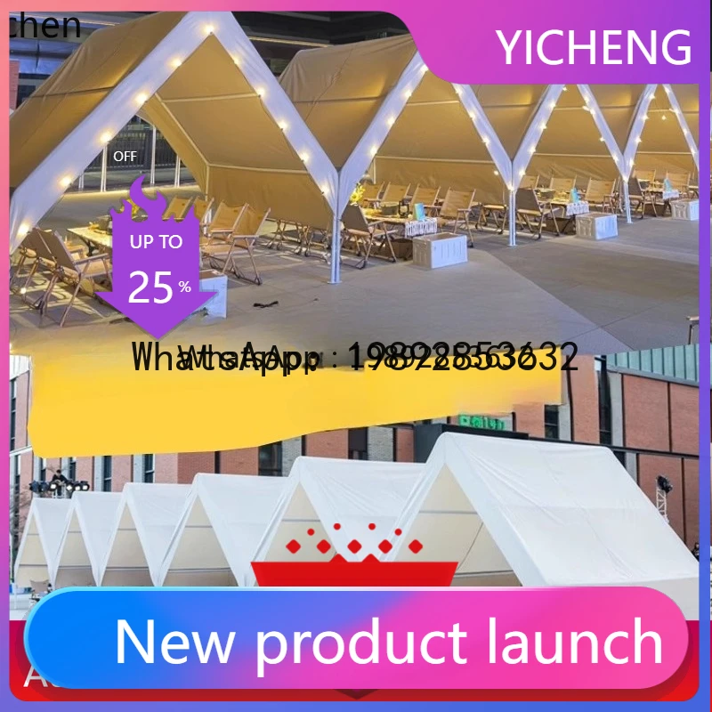 X5  Outdoor Shade Triangle Tent Market B & B Camping Base Shed