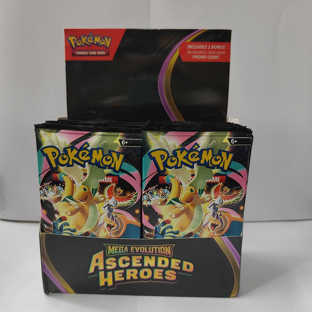 Pokemon Ascended Heroes Card Destined Rivals Prismatic Evolutions Scarlet Violet 151 English ME01 Booster Cards Toys Gifts