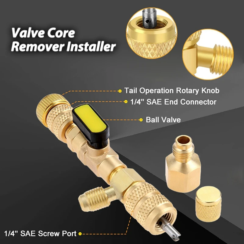 High-Quality Valve Core Replacement Tool For Quick Valve Needle Change - Disassembly Tool