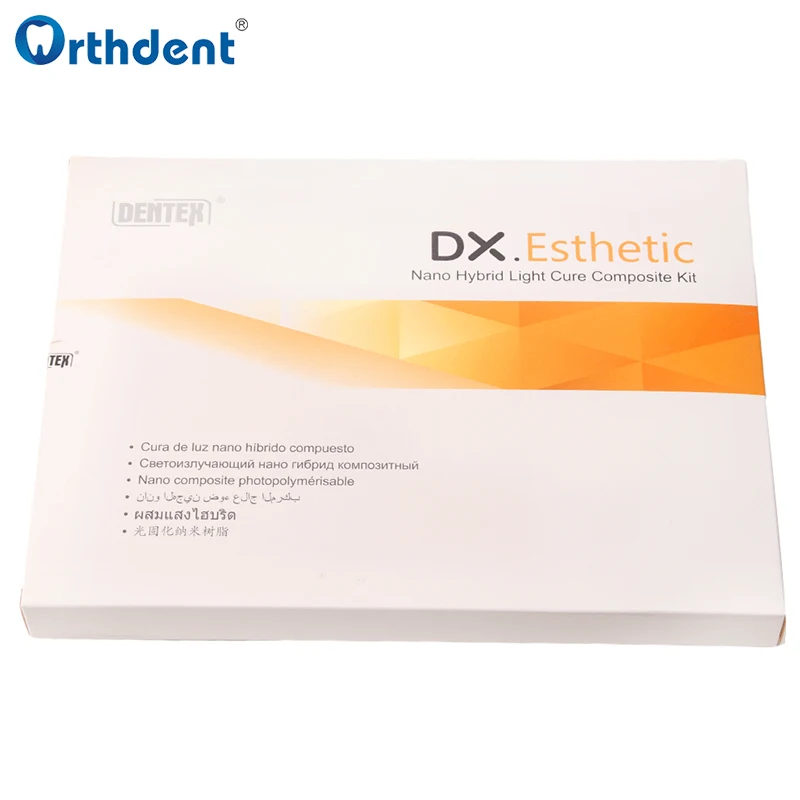 Dentex Dental Nano Hybrid Composite Resin Light Cure Bond Kieferorthopädisches Klebebindemittel Säureätzgel EA1 EA2 EA3 DA2/3
