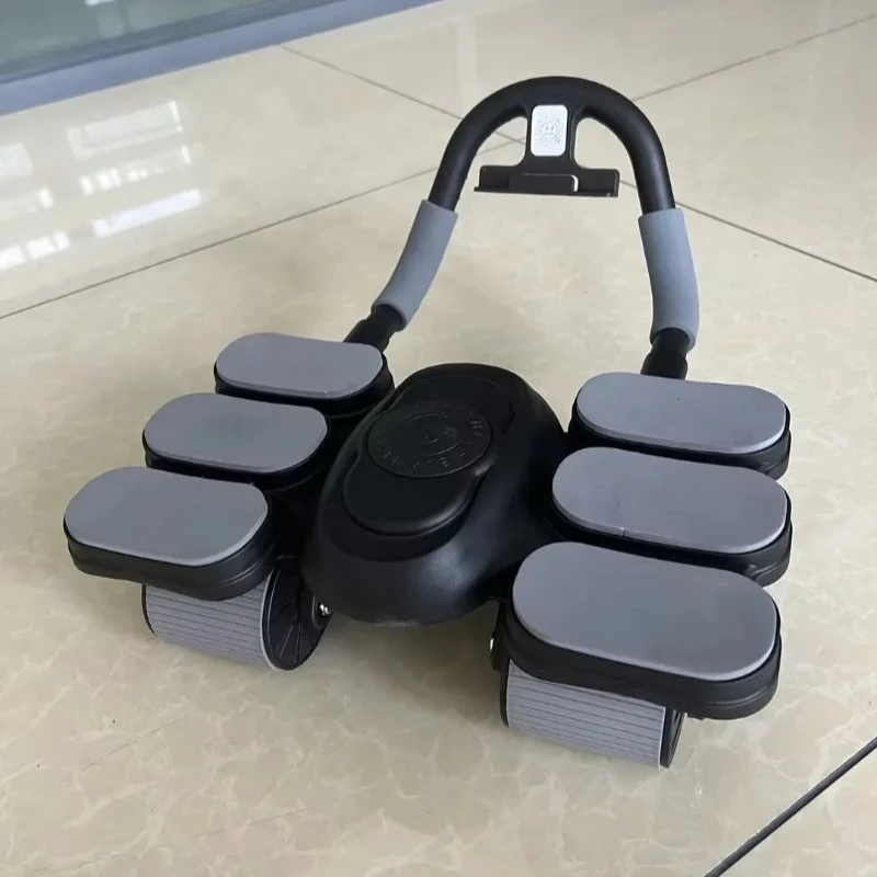 Multifunctional Auto Rebound Ab Roller Portable Abdominal Trainer Weight Loss Body Building Home Fitness Equipment