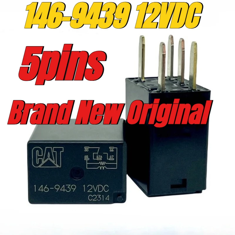 

（Brand New Original）1pcs/lot 100% original genuine relay:146-9439 12VDC Automotive crane excavator relay 5pins