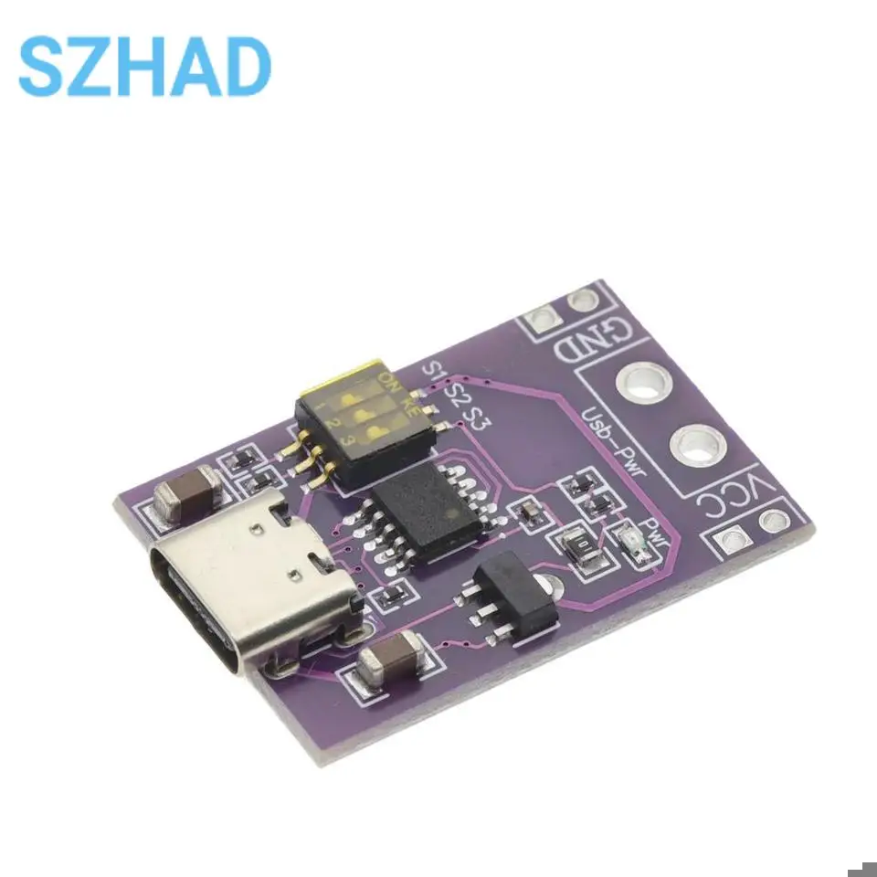 Type-C QC AFC PD2.0 PD3.0 To DC Spoof Scam Fast Charge Trigger Polling Detector USB-PD Notebook Power Supply Change Board Module