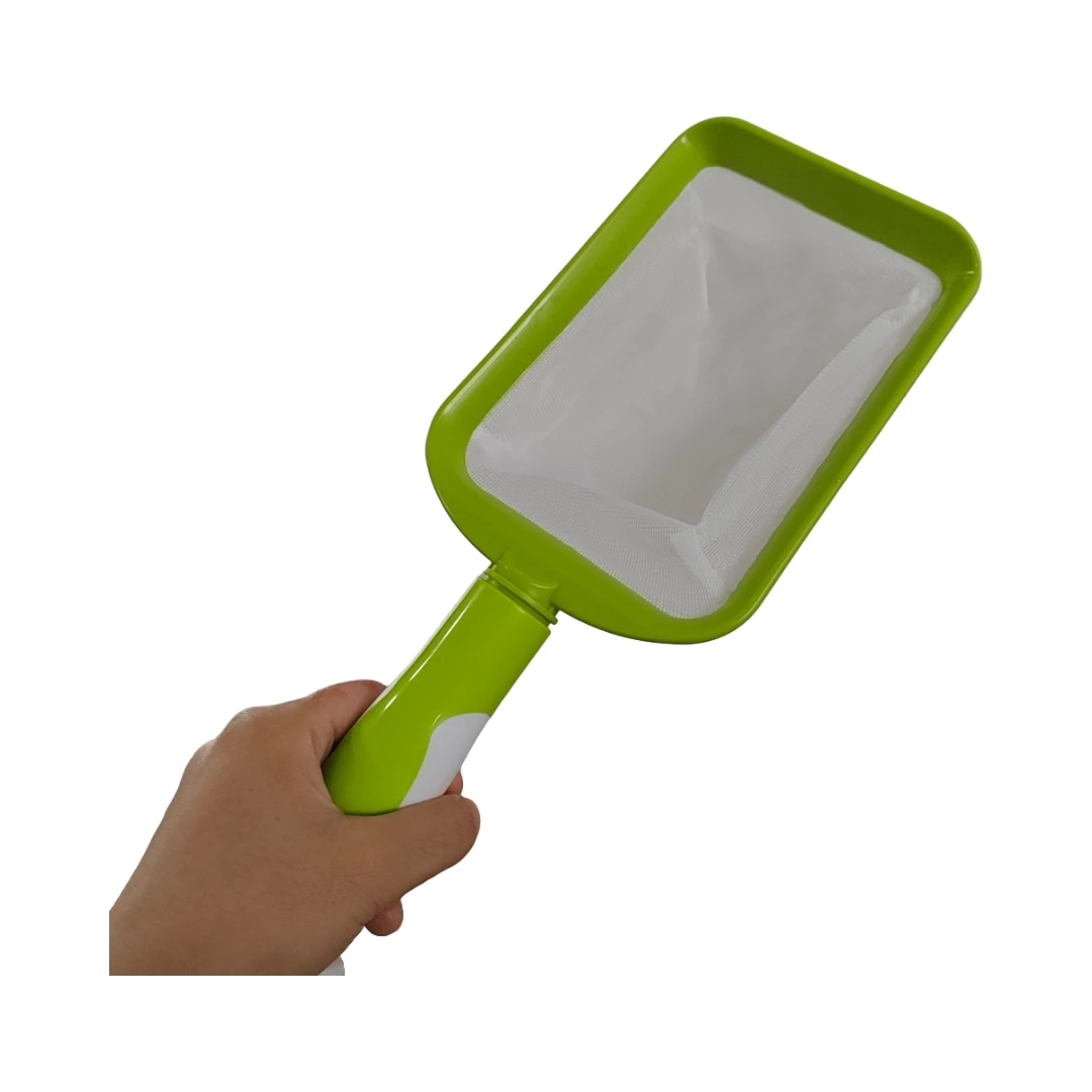 

Green Portable Pool Cleaning Net ,Durable Mesh for Algae/Pond Cleaning