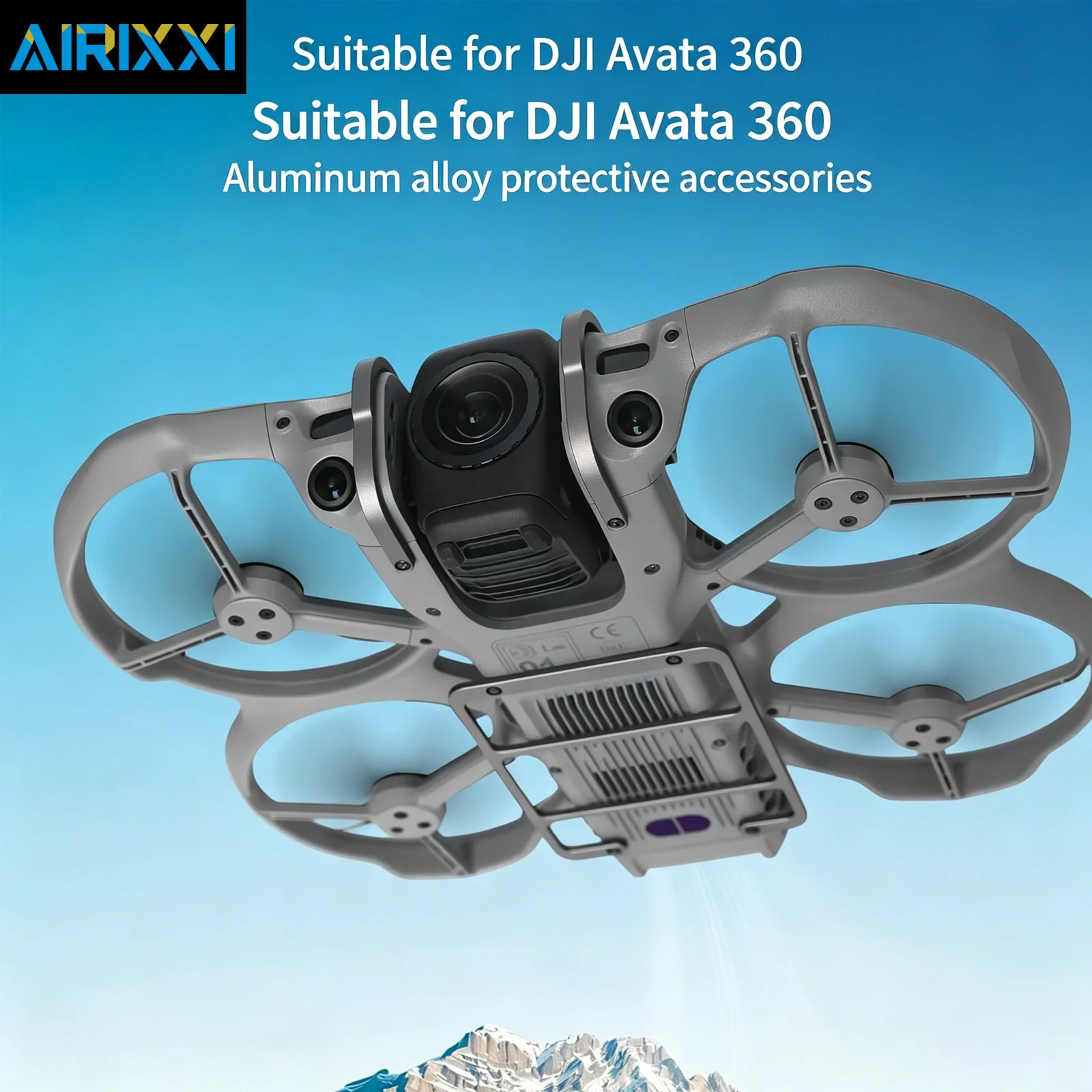 FOR DJI AVATA 360 Aluminum Alloy Bumper Gimbal & Chassis Anti-Collision Guard Bump-resistant Camera Lens Protection Accessorie