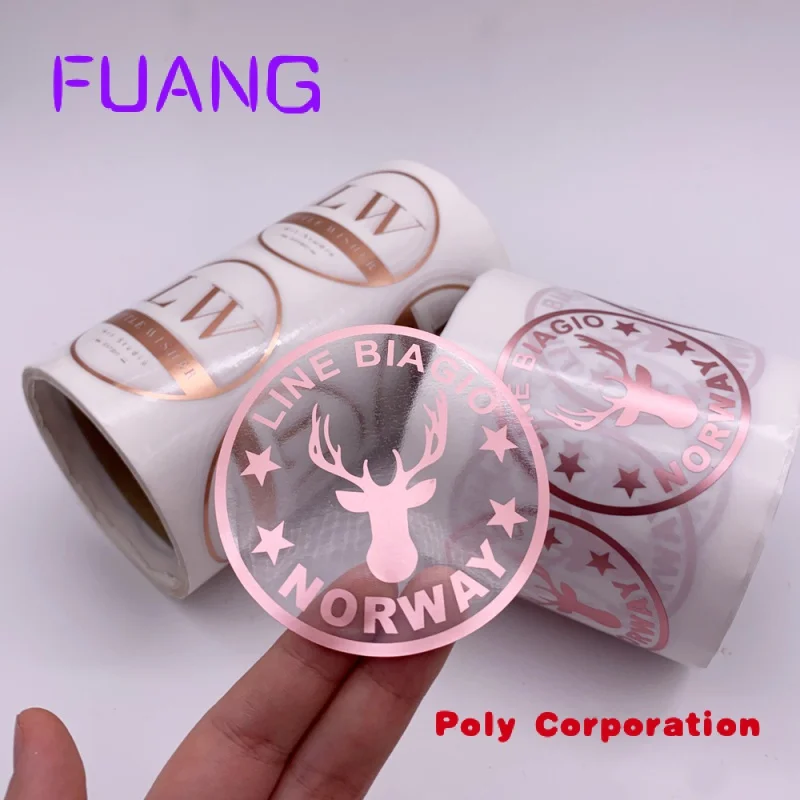 Custom  Adhesive Sticker PVC Vinyl Label Logo Printing Custom