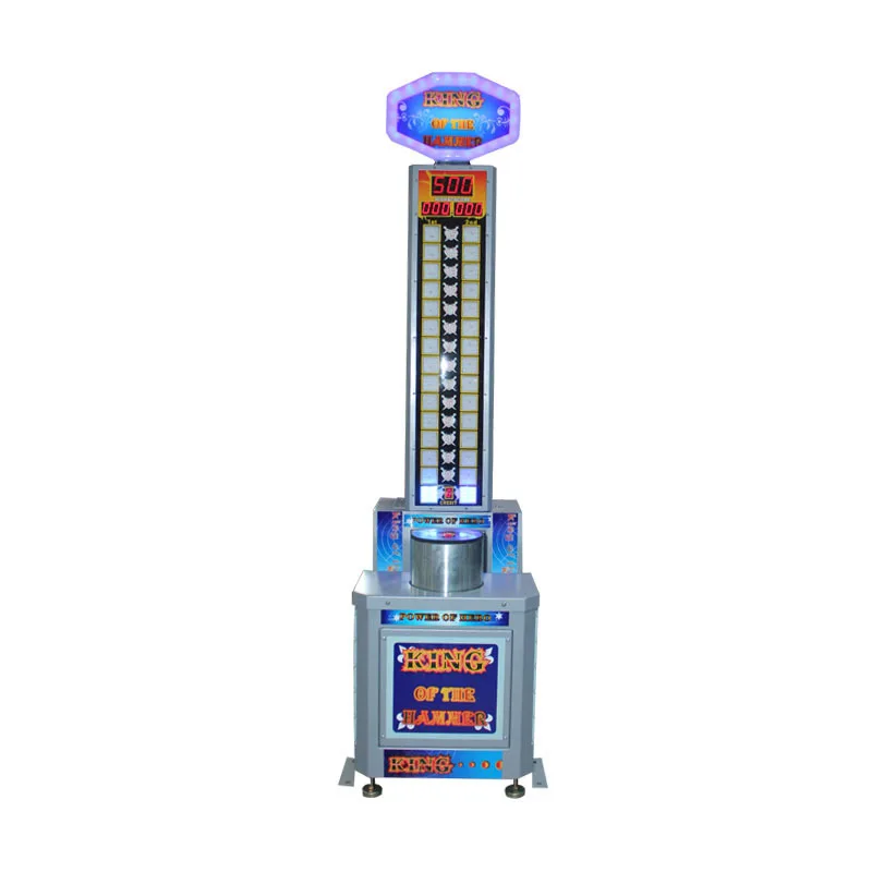 Coin Operated High Striker Game Arcade Hammer Hitting Game Machine