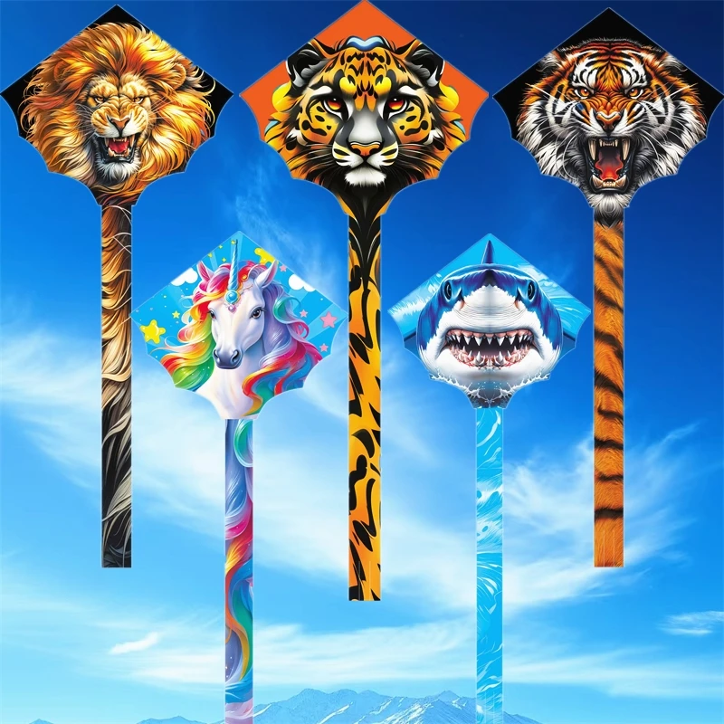 Nuovo aquilone animale per bambini aquilone professionale volare leone aquilone gonfiabile aquilone cavallo aquilone giocattolo sport aquilone per adulti aquilone di potenza divertente