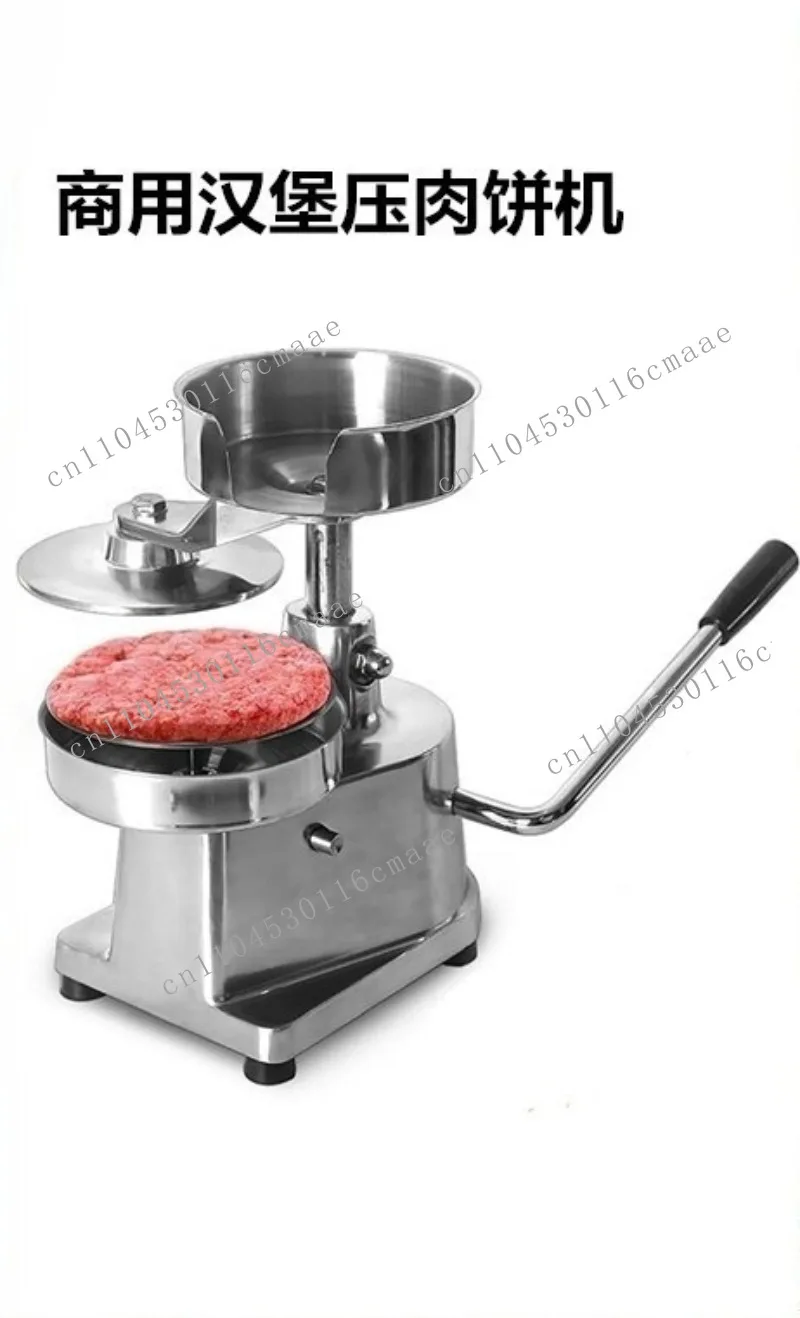 Commercial Meat Patty Press Machine Manual Beef Patty Stainless Steel Burger Meat Patty Forming Machine Factory