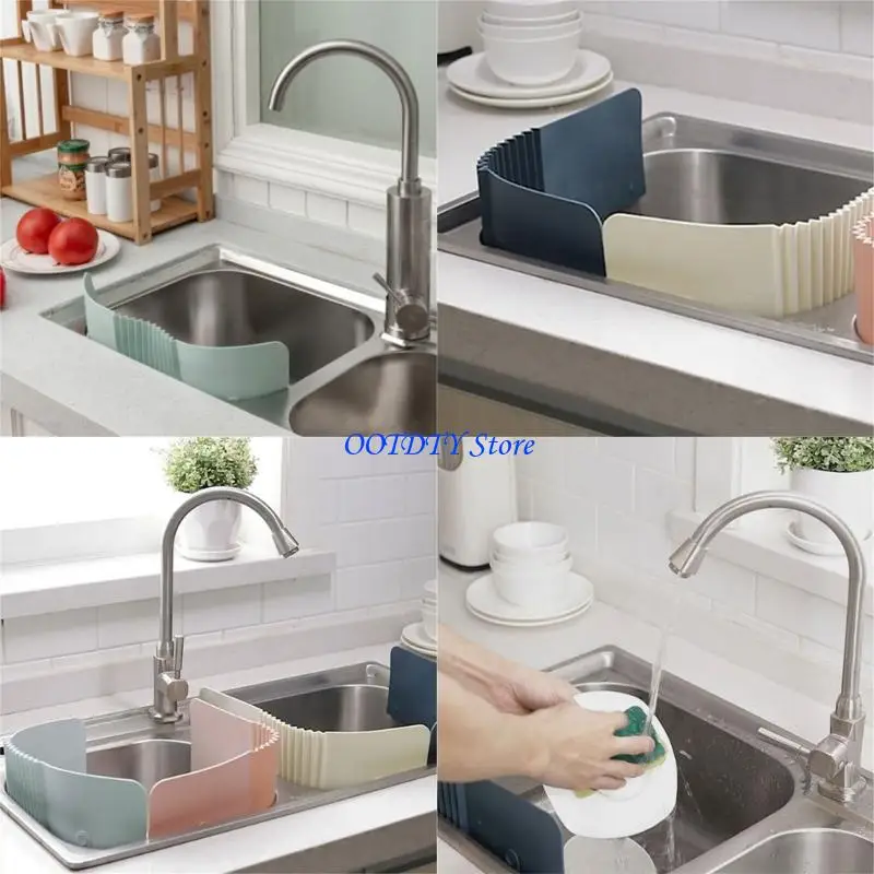 367A Sink Protector Flexible Construction Cling Fit Installation Spill Containment System For Any Counter