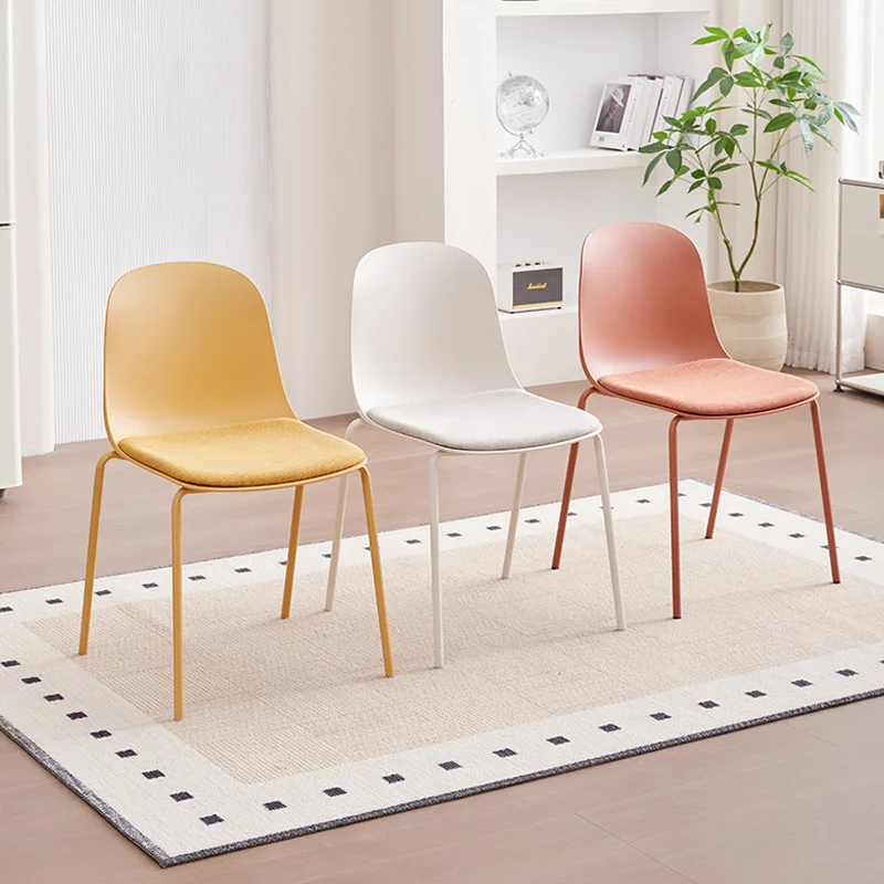 

Office negotiation chair stackable chair hotel milk tea shop leisure simple dining household backrest plastic stool