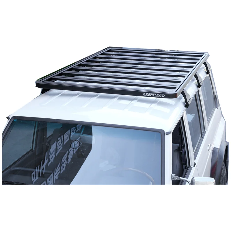 

NEW SUV Car Bar 4x4 HOT Roof Tray Universal Steel Aluminum Black Box Packing Roof Rack for Y60