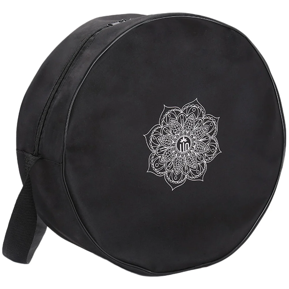 

Yoga Wheel Bag Travel Accessories Datura Flower Fitness Large Capacity Shoulder Nylon Handbag Prop Carrying Portable
