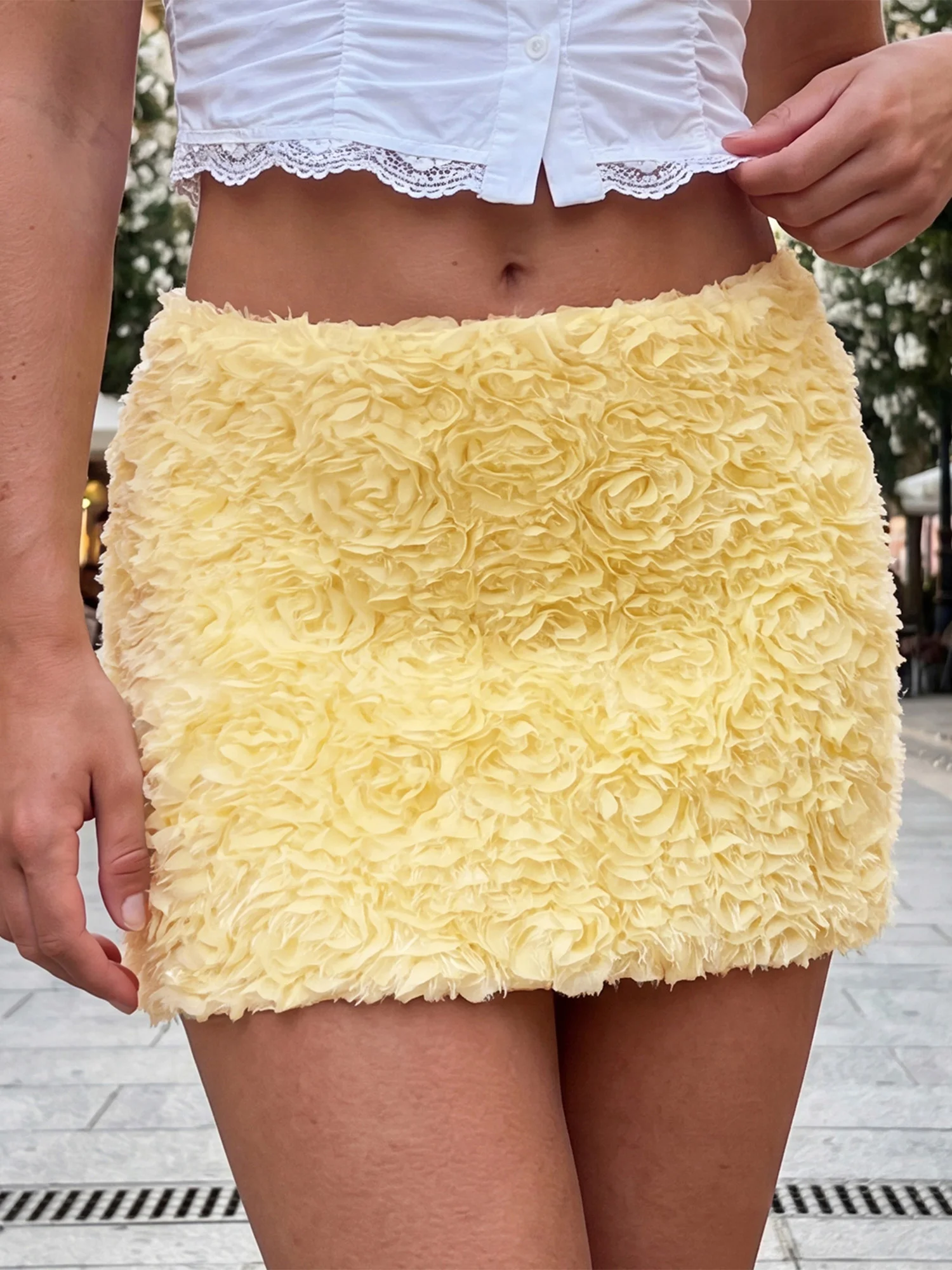 Solid Color 3 D Party Floral Elegant Solid Color For Party S Wear Mini Lightweight Solid Color 3 D Party