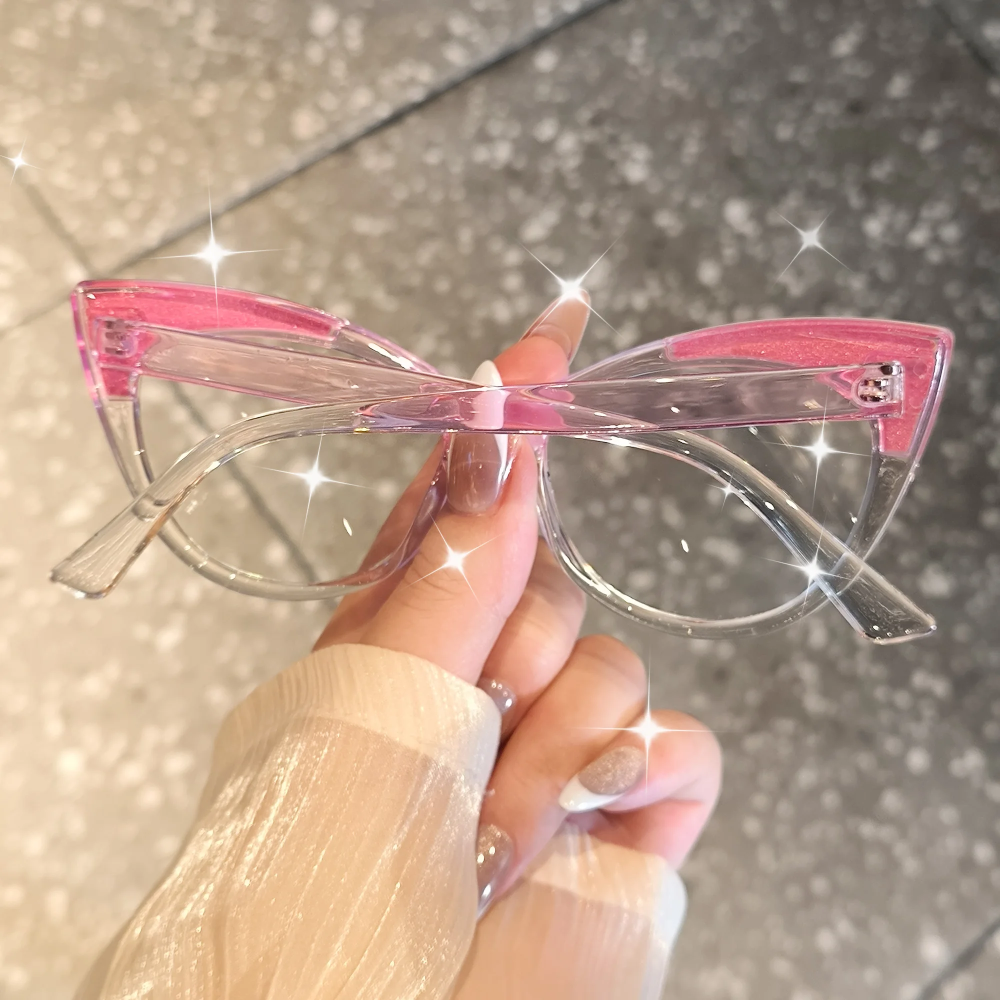 Trendiger Katzenaugen-Brillenrahmen, geeignet für Büro, Netz, Handy, TV-Nutzung, perfekte Geschenke für alltägliche stilvolle Accessoires – Detail 14