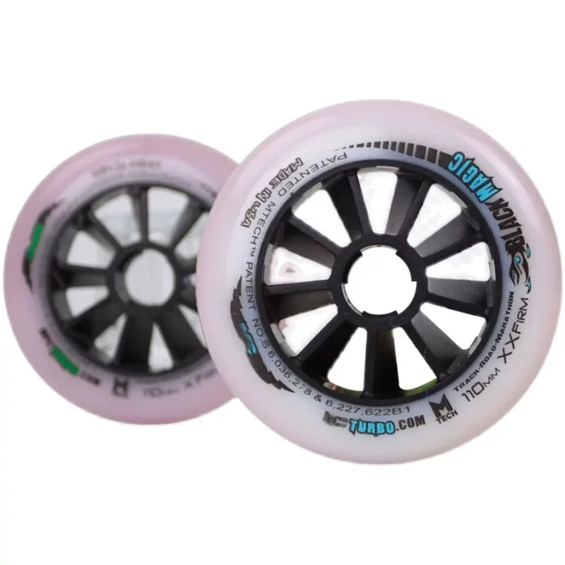 Original mpc black magic xxfirm 110mm 100mm 90mm 80mm xfirm 110 100 90 80 rodas de velocidade em linha pneus rolo corrida profissional 8 peças