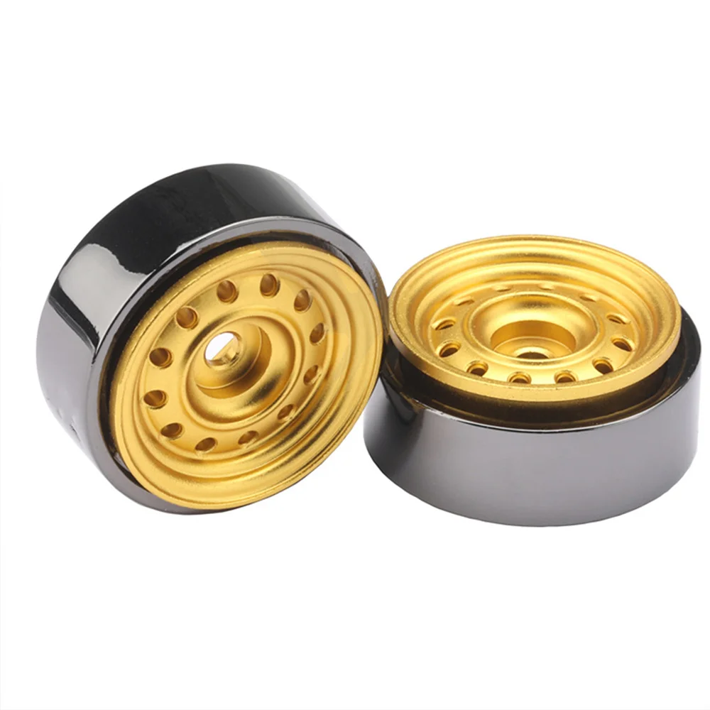 

4 PCS For 1/24 Climbing Car Axial SCX24 Heavy Metal Wheel Hub Metal Connector Model RC Car Accessories Parts