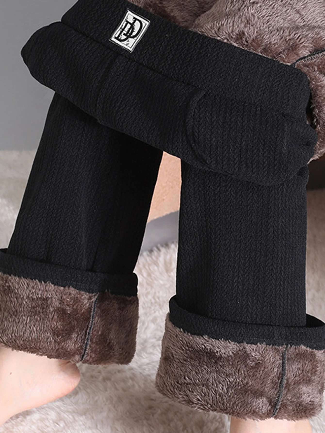 レディースベルベットベルボトムパンツ、ブーツカット、秋冬用暖かい厚手パンツ、人気でおしゃれなラムベルベットパンツ