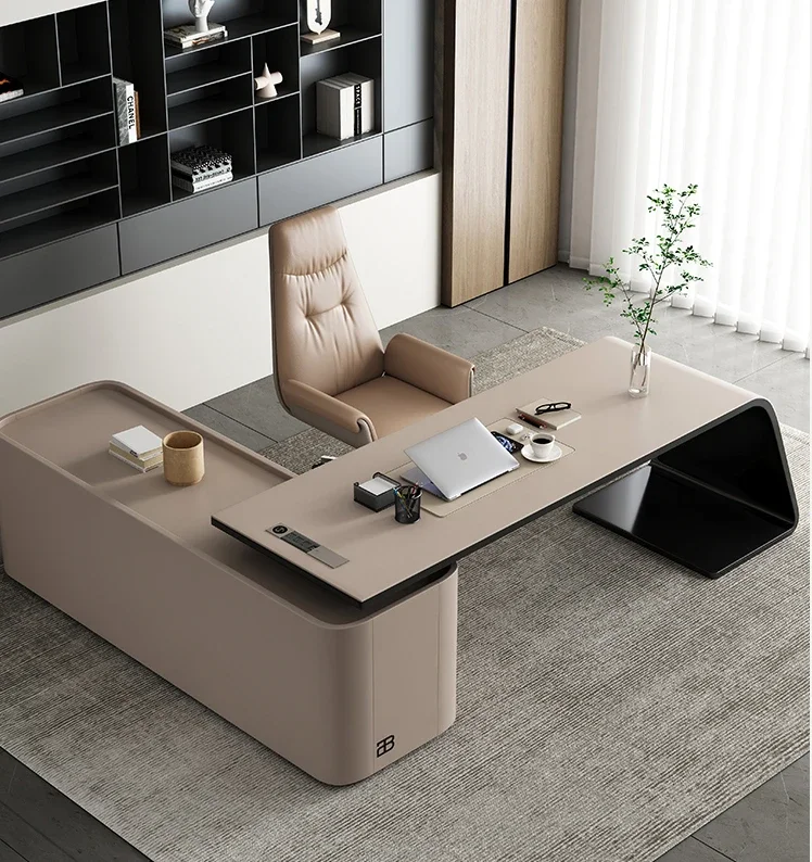 

Boss Luxury Office Desks Italian Design Combination Modern Office Desks Executive Computer Escritorio Ordenador Furniture