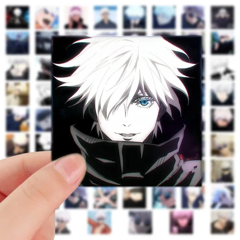 70 قطعة ملصقات Jujutsu Kaisen Gojo Satoru مقاوم للماء أنيمي الكرتون الشارات الإبداعية DIY بها بنفسك الهاتف المحمول زجاجة الأمتعة الديكور