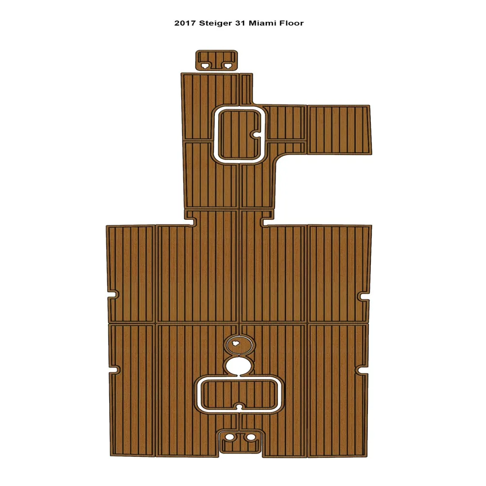 

2017 Steiger 31 Майами напольная лодка EVA Тиковая палуба напольный коврик Seadek MarineMat Gatorstep Style самоклеящийся