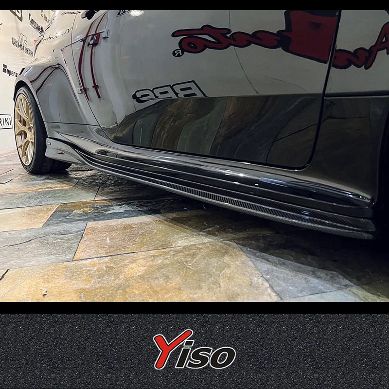 

Подходит для GR YARIS MXPA12 Varis Модифицированная боковая юбка из углеродного волокна Hem Боковая юбка