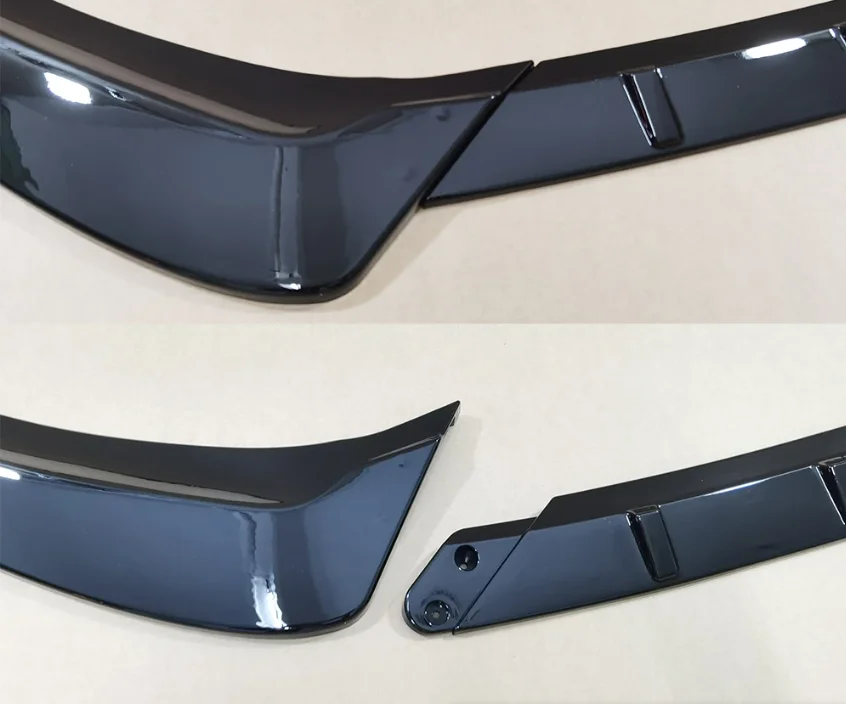 Car Accessory  Gloss Black Car Front Bumper Splitter Lip Diffuser Body Kit Spoiler Guard For Ford Fusion Mondeo 2017 2018
