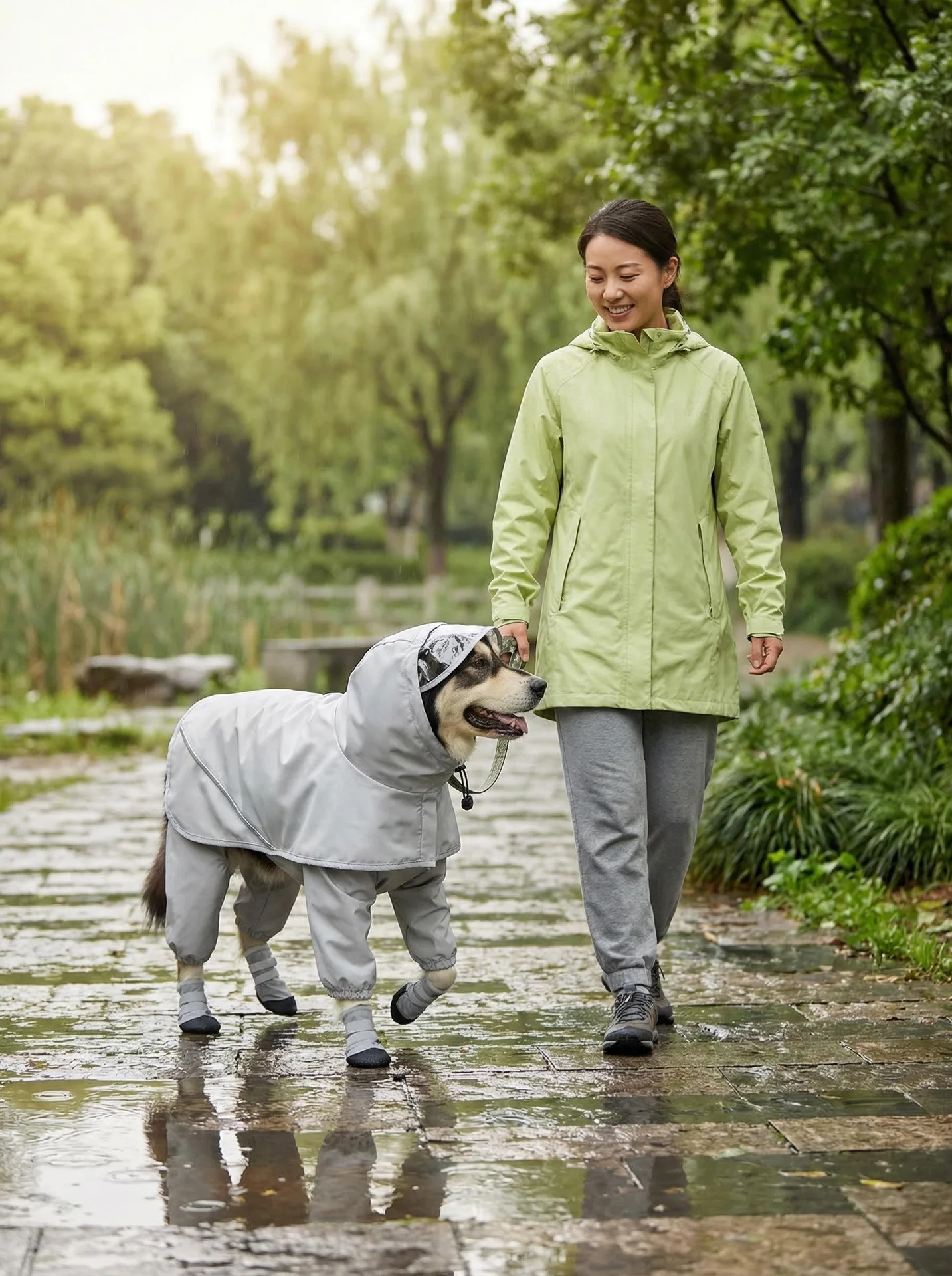 dog-raincoat-split-four-legged-all-inclusive-waterproof-jacket-medium-and-large-dog-edge-animal-husbandry-anti-dirty-clothes