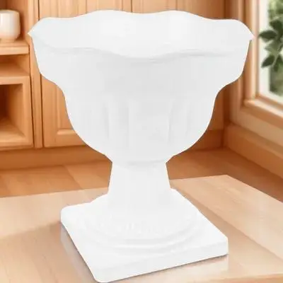 

Extra Large Plastic Flowerpot for Indoor Outdoor Decor Plant Pots Big Roman Pillar Vintage Style Durable Hydrangea Wedding
