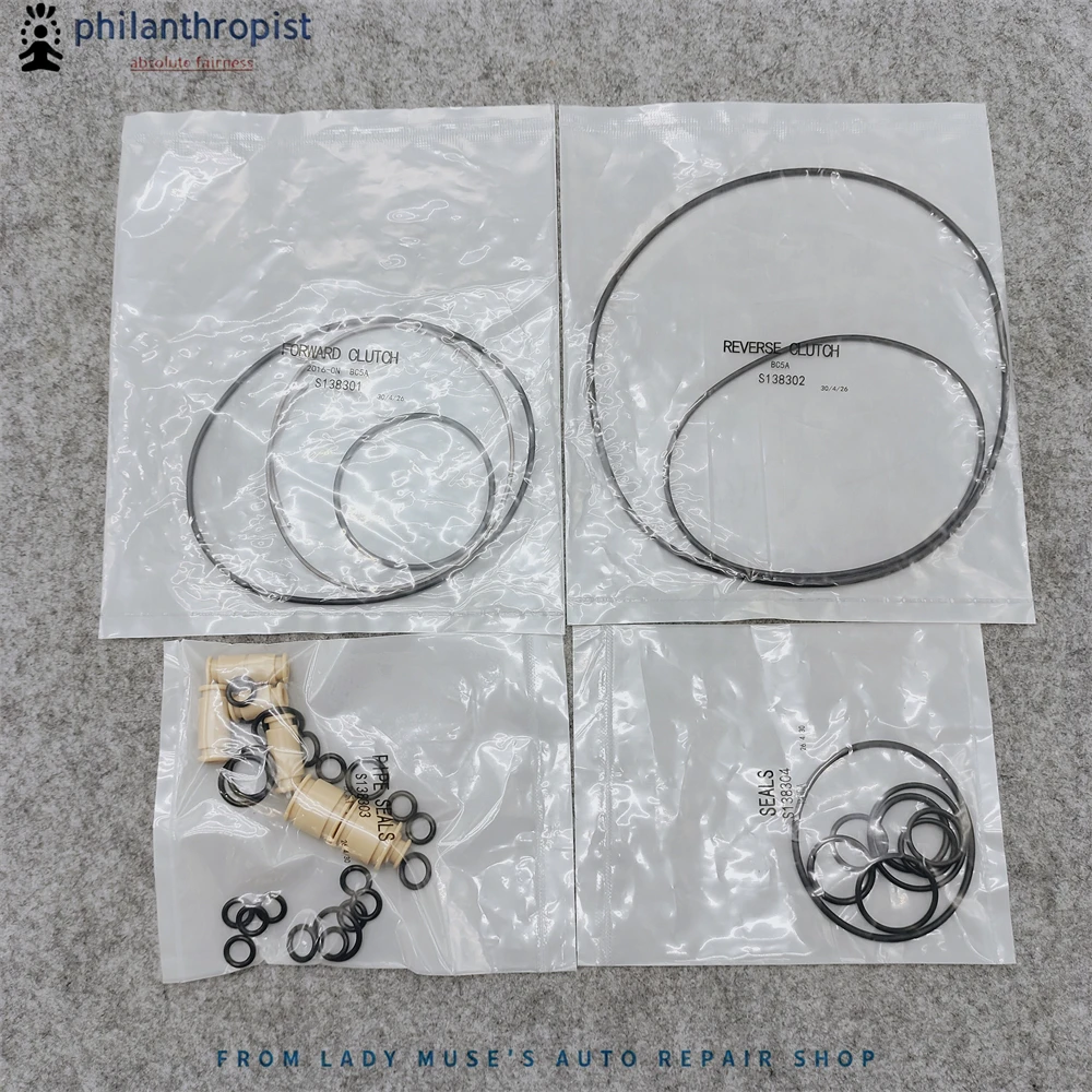Transmission Oil Seal Repair Kit O-Ring Seal Set For BRGA BC5A CR1 CR2 Gearbox Auto Transmission Parts