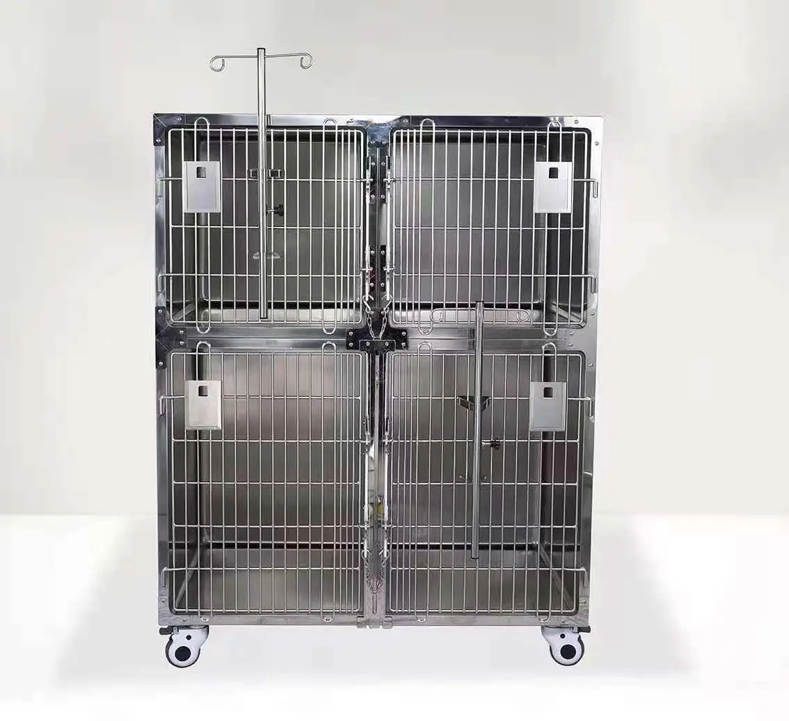 Factory Price Large Dog Cage Stainless Steel Dog Cages for sale Cheap