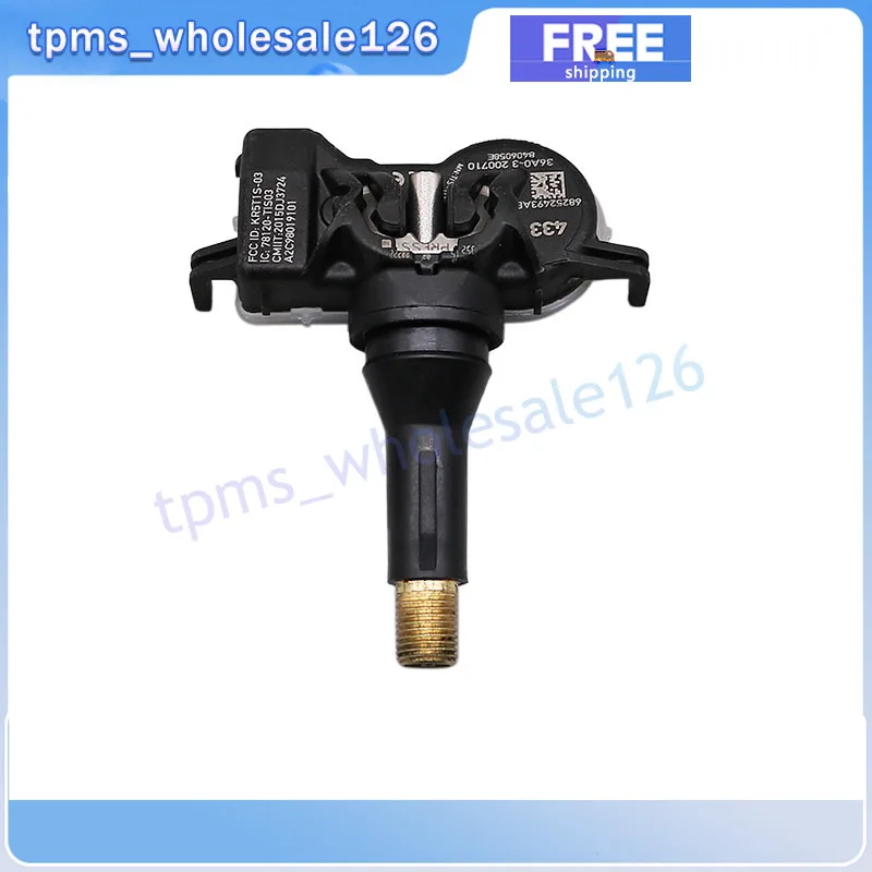 68252493 AB مستشعر مراقبة ضغط الإطارات 4 قطعة لـ 2016-2018 دودج دورانجو جيب جراند شيروكي TPMS 433 ميجا هرتز 68193586 أأ 68193586 ايه سي