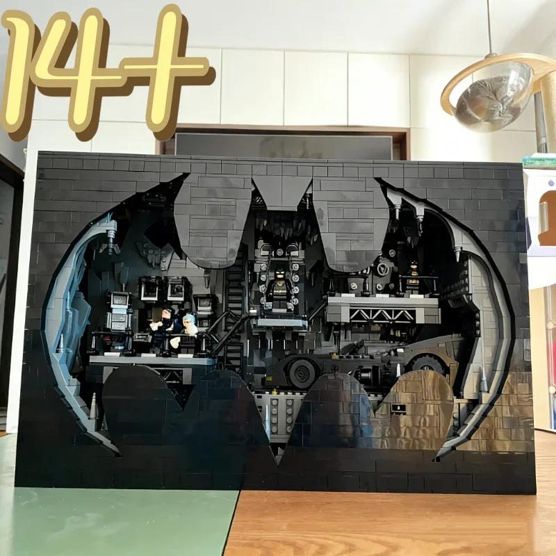 

NEW Creative 76252 Batcave Shadow Box Superhero Batcave 3981 Pcs Building Blocks Model Kit High Precision Durable Material